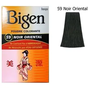 Bigen poudre colorante noir oriental pas cher