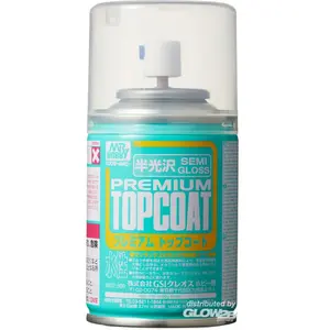 Mr Hobby -Gunze Mr. Premium Top Coat Semi-Gloss  - Vernis et auxiliaire  - Gunzb602 Vendu par1001hobbies