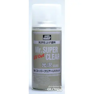 Peinture Mr Hobby -Gunze Mr. Super Clear UV Cut Gloss Spray (170 ml)  - Bombe de peinture acrylique  - 3028035698 Vendu parcdiscount