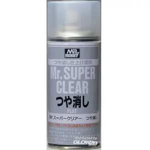 Peinture Mr Hobby -Gunze Mr. Super Clear Flat Spray (170 ml)  - Bombe de peinture acrylique  - GunzB514 Vendu par1001hobbies