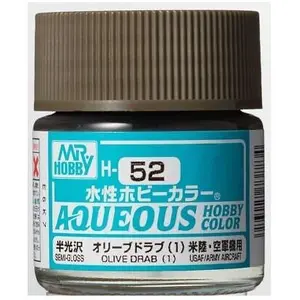Comparateur de prix : Mr Hobby -Gunze Aqueous Hobby Colors (10 ml) Olive Drab (1)
