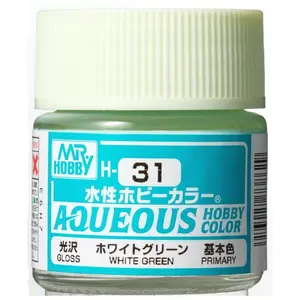 Comparateur de prix : Mr Hobby -Gunze Aqueous Hobby Colors (10 ml) White Green