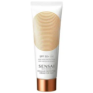 Comparateur de prix : Sensai Silky Bronze crème protectrice visage anti-soleil SPF 50+ 50 ml