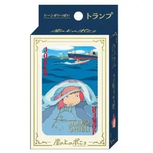 Jeu classique Maison Ghibli 54 cartes Ponyo sur la falaise pas cher