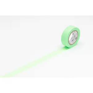 Comparateur de prix : Masking tape unicolore - Vert fluo - 1,5 cm x 7 m