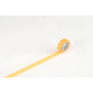 Masking tape unicolore - Orange fluo - 1,5 cm x 7 m pas cher