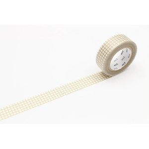 Masking tape quadrillé - Doré - 1,5 cm x 7 m pas cher