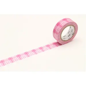 Masking Tape 7 m x 15 mm Tartan Rose