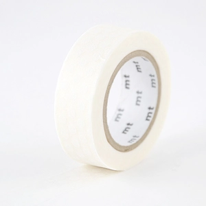 Masking tape à pois - Blanc - 1,5 cm x 7 m