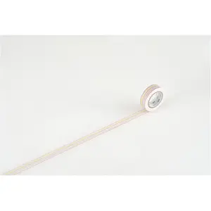 Masking Tape 7 m x 15 mm Lignes Multicolores pas cher