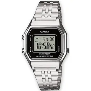 Comparateur de prix : Casio Montre Femme Casio Vintage LA680WEA-1EF - Bracelet Acier Argent
