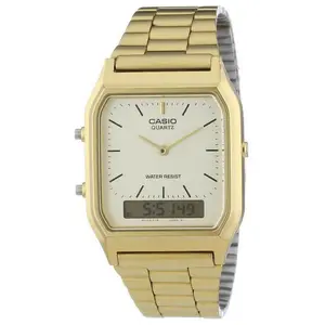 Comparateur de prix : Montre Casio Vintage Edgy Mixte Or
