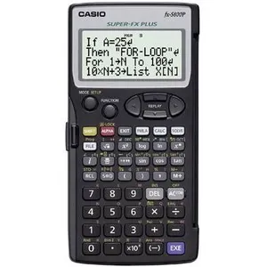 Comparateur de prix : Casio FX-5800P - Calculatrice scientifique - 10 chiffres + 2 exposants - pile