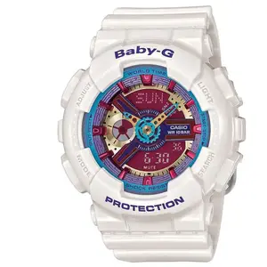 Casio Montre Femme G-SHOCK en Résine Blanche Etanche pas cher