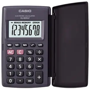 Casio Calculatrice HL-820LV-BK - Gris pas cher