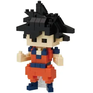 Comparateur de prix : Figurine nanoblock Bandai Dragon Ball Z Goku Rouge 4x2,5x6,5 cm NBDB001