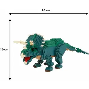 Comparateur de prix : Nanoblock - Tricertops Deluxe Edition  - Bandai Jeu de construction  - NBC033 