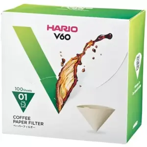 Hario  100 Misarashi Papier Filtre pour 01 Dripper - VCF-01-100MK pas cher