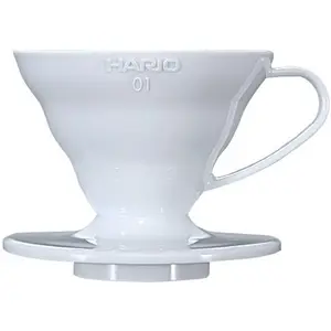 Hario Porte-filtre en plastique pour machine à café, blanc, Size 01Vendu paramazon