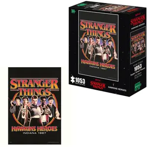 EPOCH Stranger Things - Puzzle 1000 pièces Hawkins Heroes pas cher
