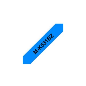 Comparateur de prix : Brother M-K531BZ - bande non plastifiee - 1 cassette(s) - Rouleau (1,2 cm x 8 m)