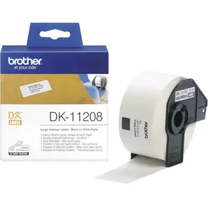 Comparateur de prix : Brother Etiquettes pour Imprimante DK11208 38 x 90 mm TU