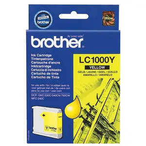 MM Cartouche d'encre brother lc1000y jaune 400 pages pas cher