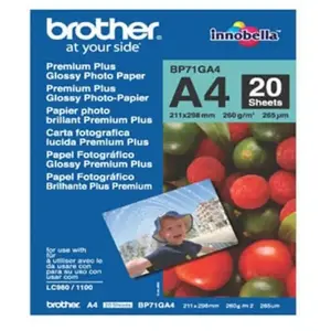 Brother BP71GA4 Glossy Photopaper 20 A4 21 x 29,7 cm (A4) Papier photo pas cher