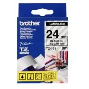 Comparateur de prix : Brother TZe-151 - ruban lamine - 1 cassette(s) - Rouleau (2,4 cm x 8 m)