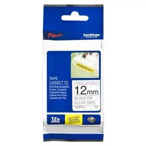 Brother TZe-S131 - (12 mm) - Noir sur transparent - Ruban pas cher