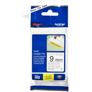 Comparateur de prix : Brother TZe-S221 - ruban lamine - 1 cassette(s) - Rouleau (0,9 cm x 8 m)