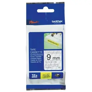 Comparateur de prix : Brother TZE-S121 Ruban Laminé largeur 9 mm Noir sur Transparent 8m