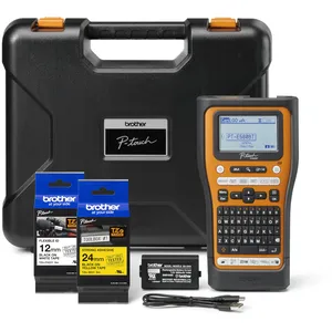 Brother - PT-E560BTVP Étiqueteuse portative pour électricien Pro (PTE560BTVPQL1)