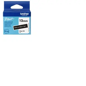 Comparateur de prix : Brother BTAG-335 - Blanc sur noir - Rouleau (1,2 cm x 4 m) 1 cassette(s) boîte de suspension - bande d'étiquettes
