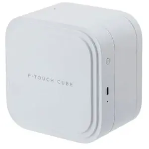 Comparateur de prix : Brother P-Touch Cube Imprimante d'étiquettes électrique portable Blanc
