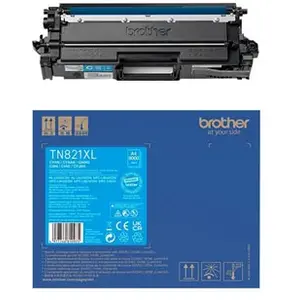 Comparateur de prix : Brother TN-821XLC - Très Haut Rendement - cyan - original - cartouche de toner