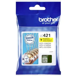 Comparateur de prix : LC421Y Cartouche d'Encre tranparente Originale Jaune - Brother