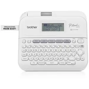 Brother PTD410RG1 Etiqueteuse adapté pour rubans: TZ 3.5 mm, 6 mm, 9 mm, 12 mm, 18 mm pas cher