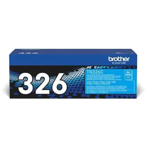 Comparateur de prix : Cartouche de toner Brother TN-326C Cyan - Haute capacité pour 3500 pages