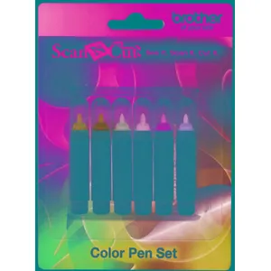Comparateur de prix : ScanNCut CM840 CM600 BROTHER Kit stylos couleur (6 pièces) CAPEN1