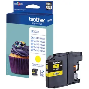 Comparateur de prix : Conso imprimantes - BROTHER - Jaune - LC-123Y LC123Y