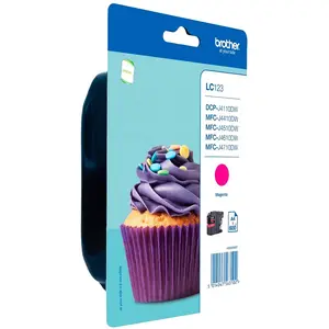Comparateur de prix : Brother LC123M - a rendement eleve - magenta - original - cartouche d'encre