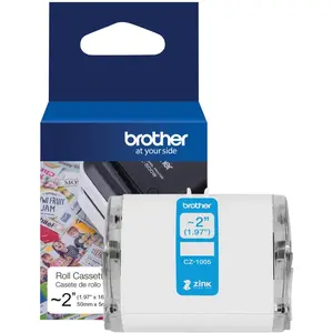 Comparateur de prix : Brother CZ-1005 - etiquettes continues - 1 rouleau(x) - rouleau (5 cm x 5 m)