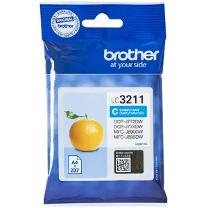 Comparateur de prix : Brother LC3211 cartouche couleur pour imprimante jet d'encre - cyan