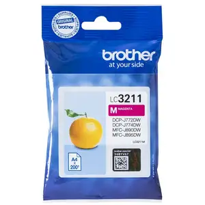Comparateur de prix : Brother LC3211 cartouche couleur pour imprimante jet d'encre - magenta