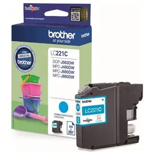 Brother LC-221C cartouche d'encre 1 pièce(s) Original Cyan pas cher
