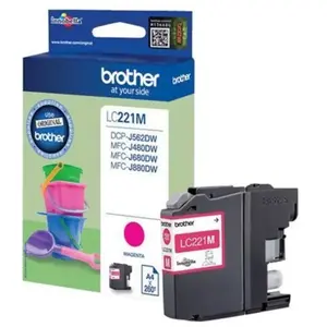 Comparateur de prix : Brother Cartouche d'encre originale LC-221M Bleu Magenta TU