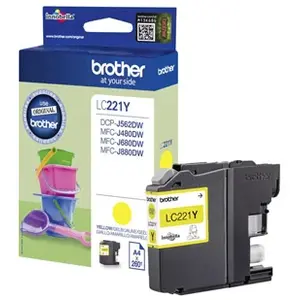 Comparateur de prix : Brother LC-221Y cartouche d'encre 1 pièce(s) Original Jaune
