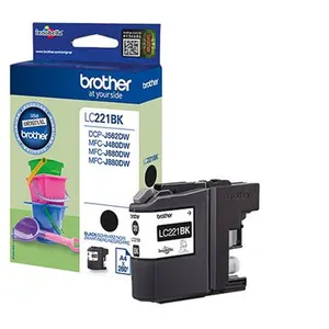 LC221BK - Noir - original - cartouche d'encre - pour Brother DCP-J562DW, MFC-J480DW, MFC-J680DW, MFC-J880DW