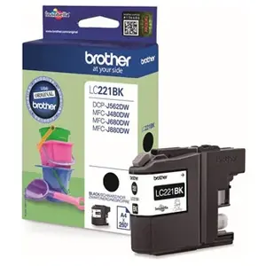 Comparateur de prix : Brother LC-221BK cartouche d'encre 1 pièce(s) Original Noir